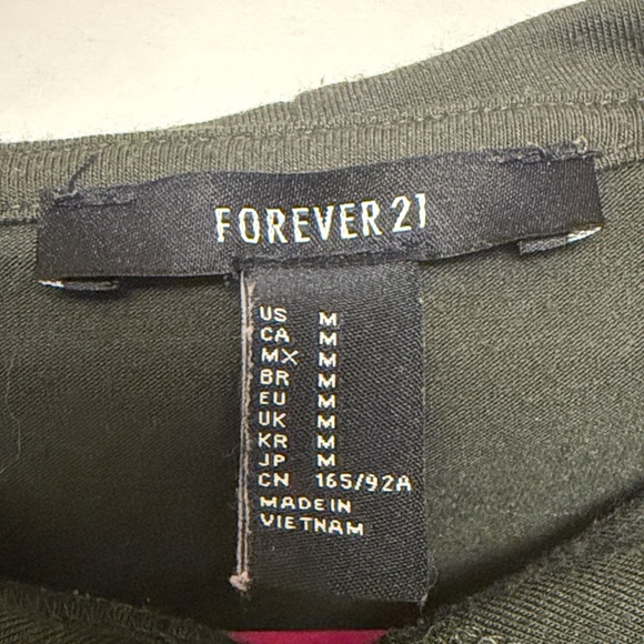 Forever 21 Olive Sweatshirt - Picture 2 of 8